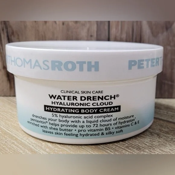 Peter Thomas Roth Water Drench Hyaluronic Body Cream 16oz Jumbo NEW - Picture 2 of 4